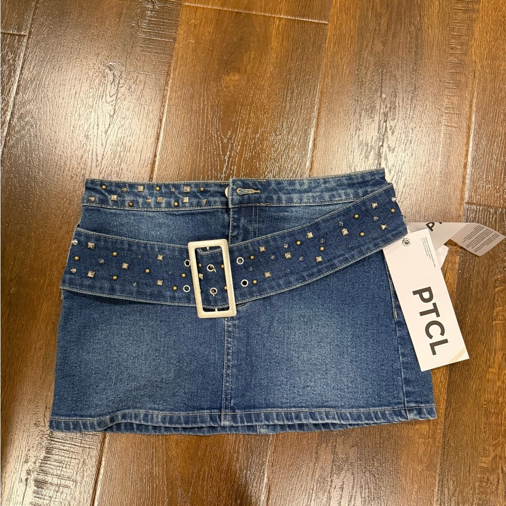 Nordstrom mini denim skirt size small